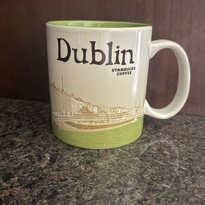 Starbucks Dublin Collector Icon 16 oz Mug - Green and White